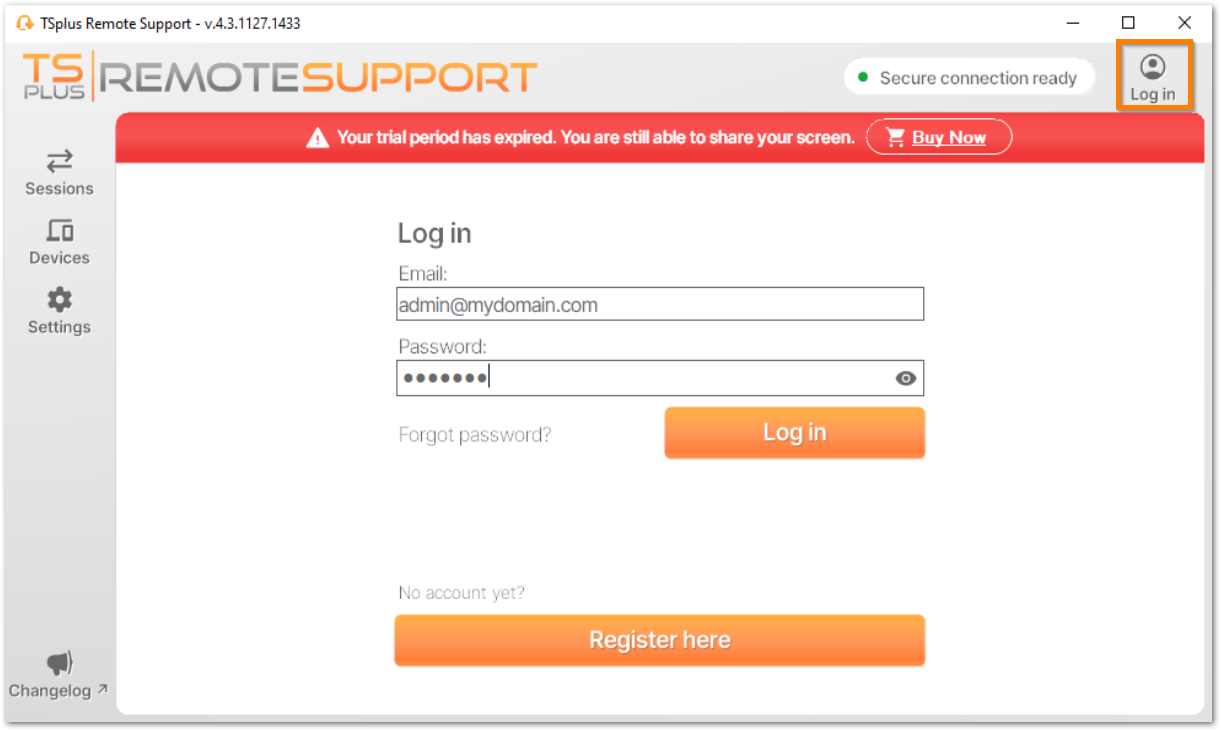Expert Licensing Tab
