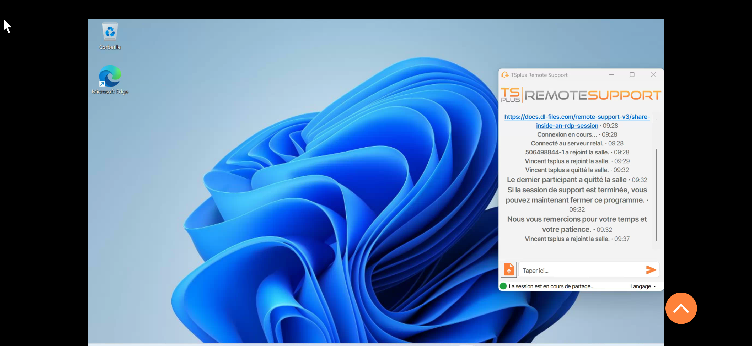 Remote session on iPhone