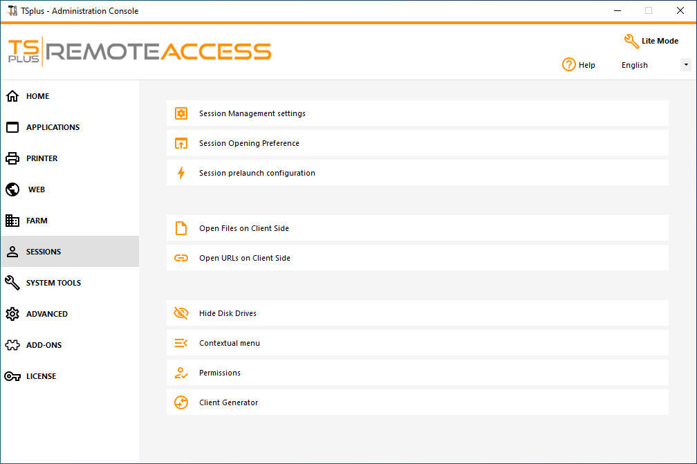 Admin Tool Web Screen