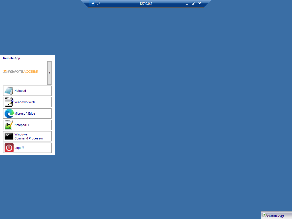 AdminTool Applications Launcher Floating Panel